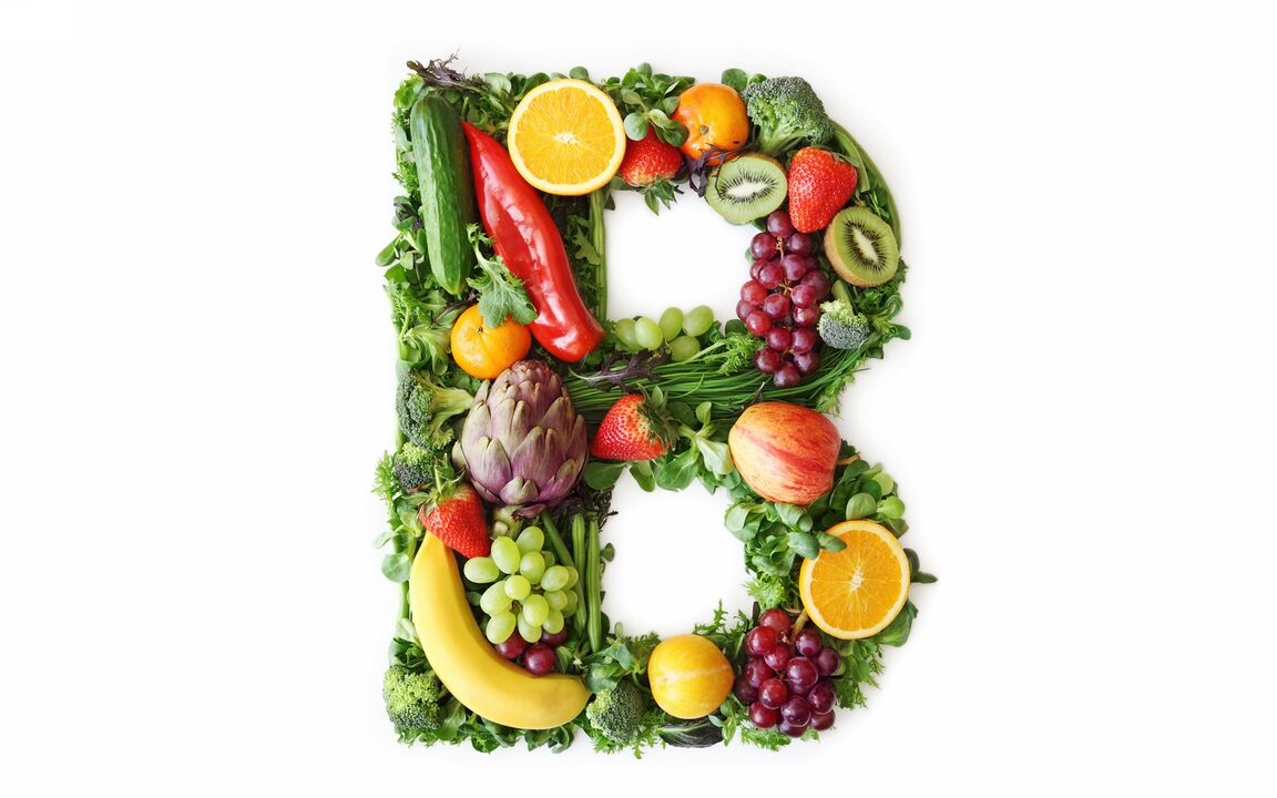 Vitamines B dans les aliments pour l'ostéochondrose lombaire